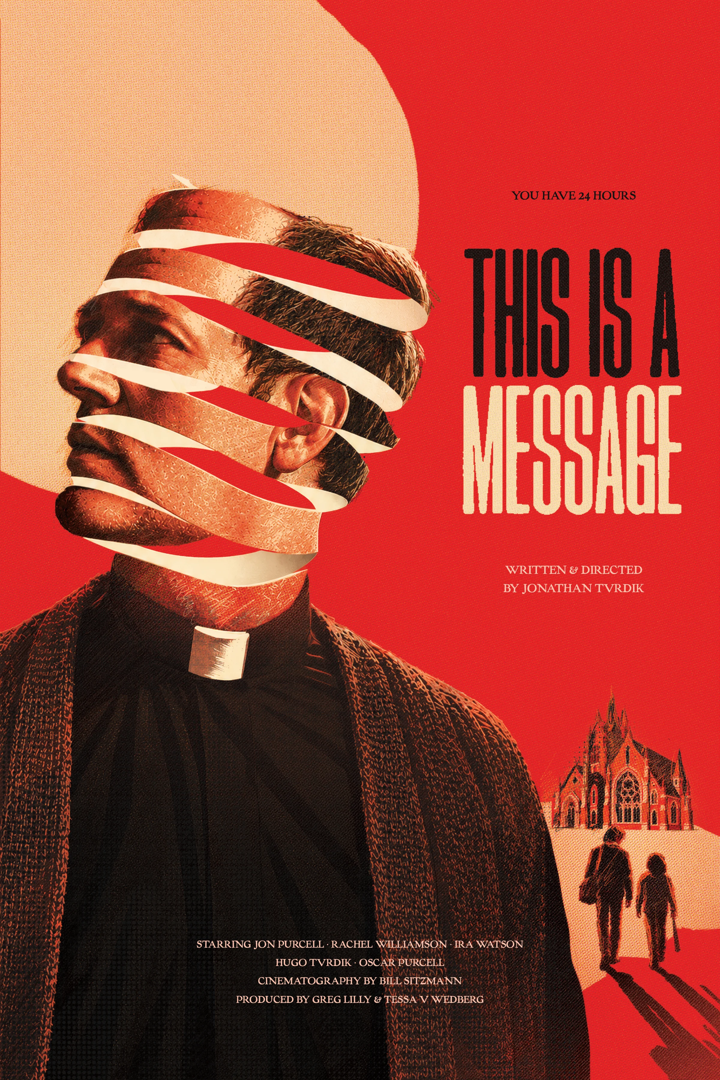 The poster image of This is a message.